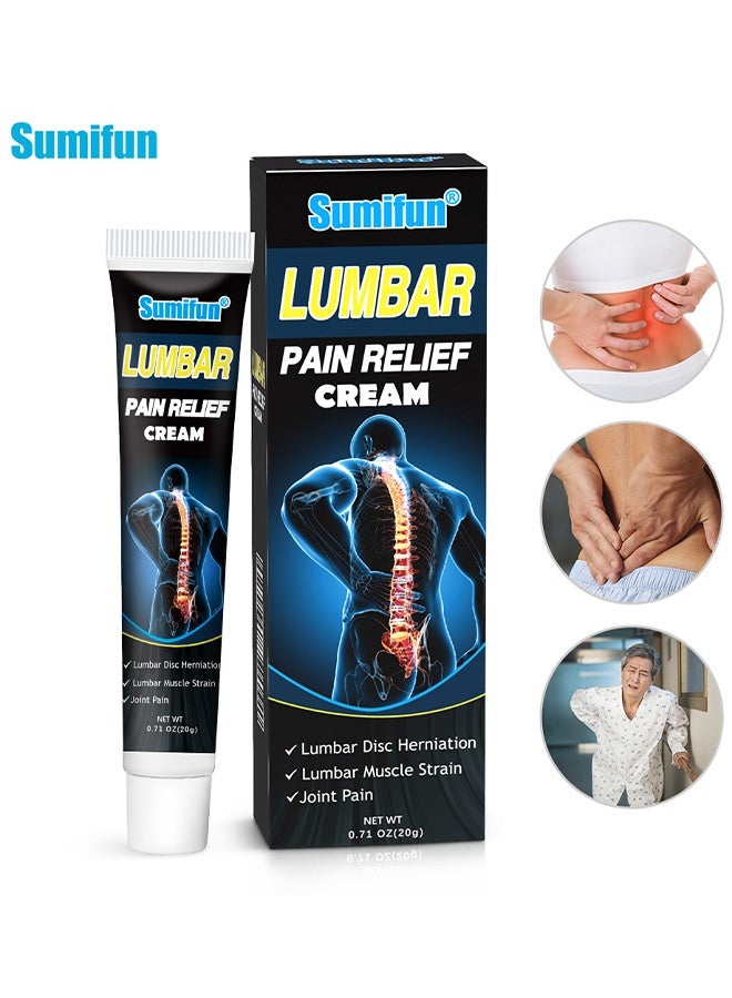 سوميفون كريم لتخفيف آلام أسفل الظهر، كريم معجزة لالتهاب المفاصل الروماتويدي، كريم آلام المفاصل يخفف التهاب الفقار العنقي، وخدر أسفل العمود الفقري، كريم موضعي لمفصل الركبة، مرهم للعناية بالعضلات والمفاصل الخارجية، 20 غ - Image 2